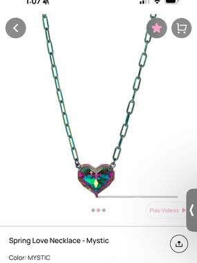 Bar by Alexa Rae spring live necklace in mystic